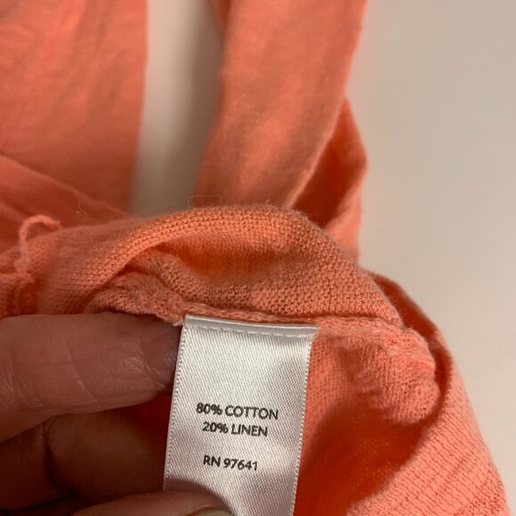 Purejill Top Tunic Linen Blend Basic Minimalist Causal Lounge wear Womens SZ S - Picture 5 of 10